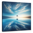 Lake Reflection Tranquility Canvas