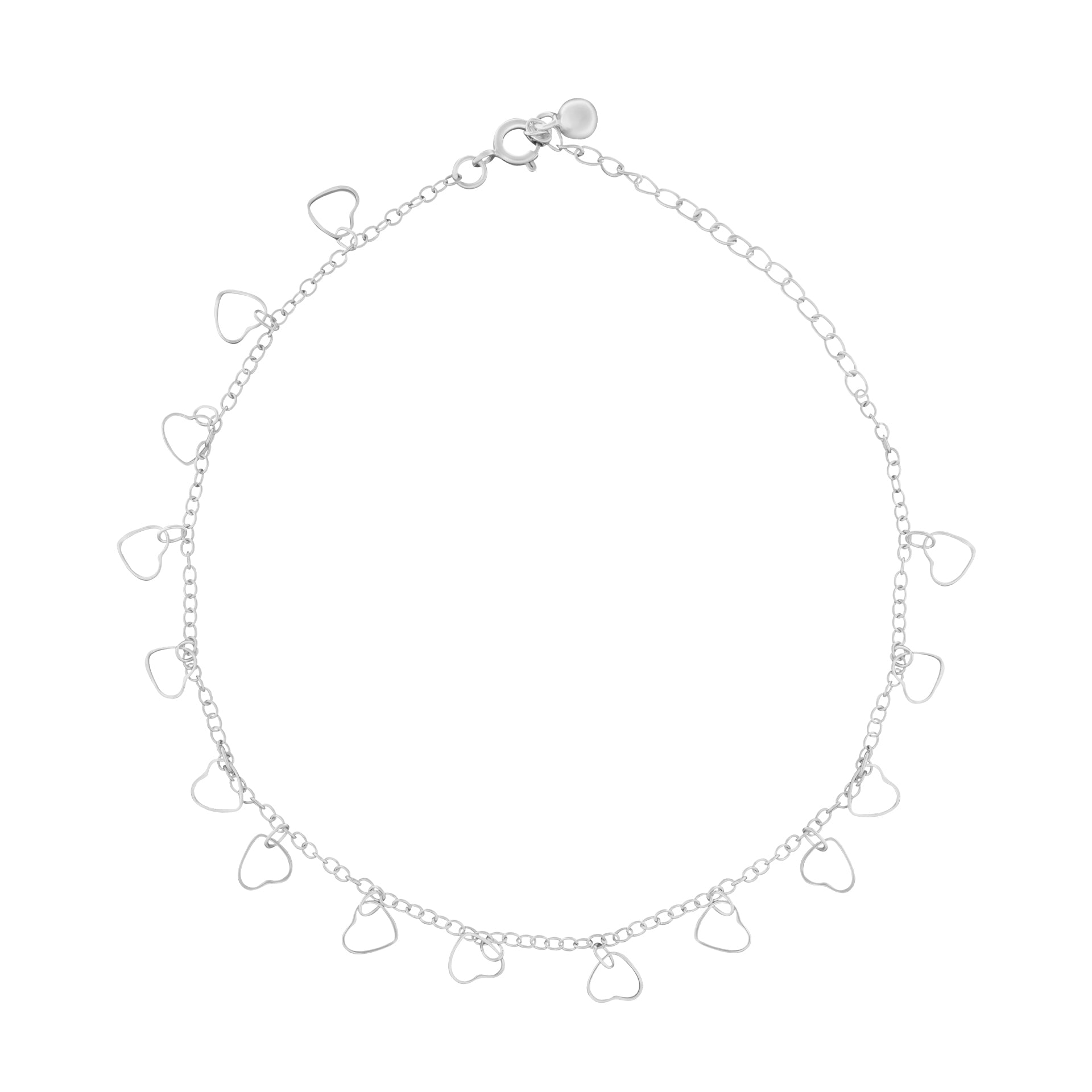 Beginnings Cut Out Heart Anklet
