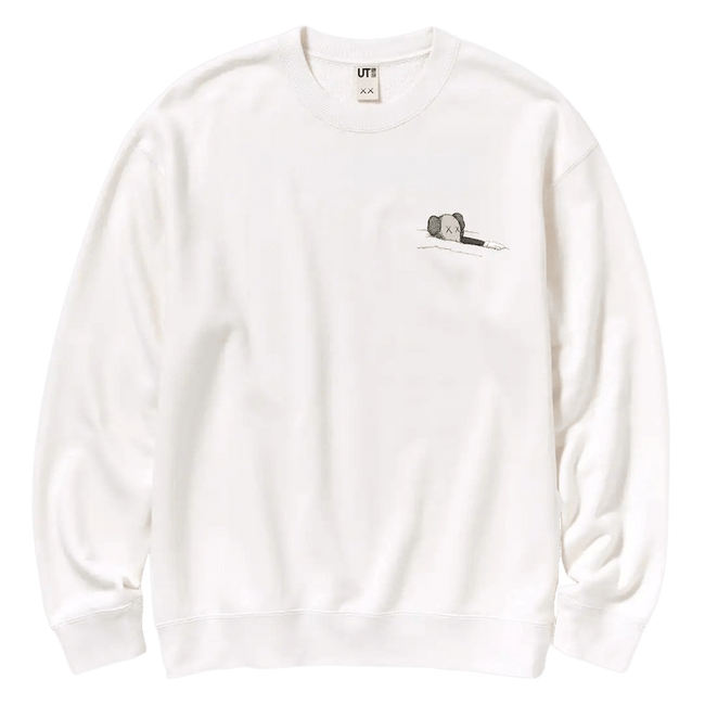 Sudadera con gráficos KAWS x UNIQLO UT 'Blanco'