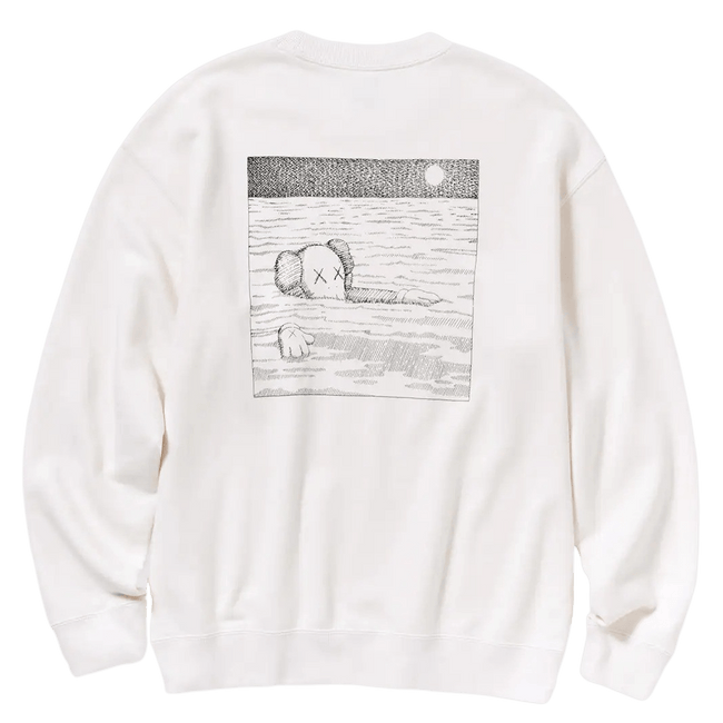 Sudadera con gráficos KAWS x UNIQLO UT 'Blanco'