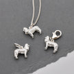 King Charles Spaniel Silver Dog Charm