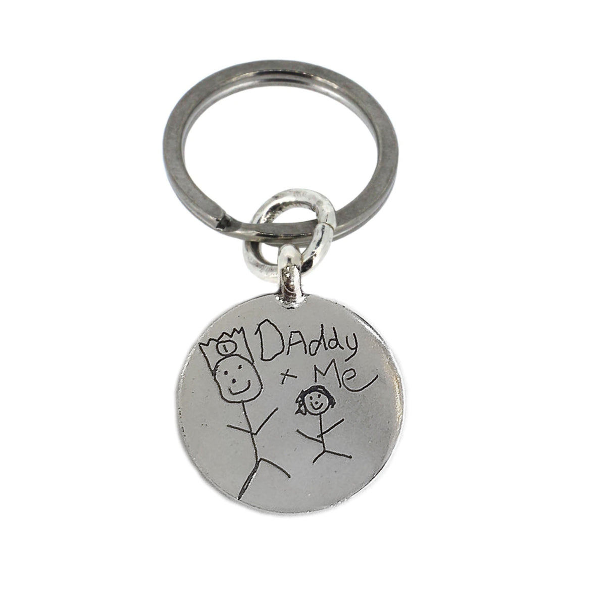Personalised Silver Keyring
