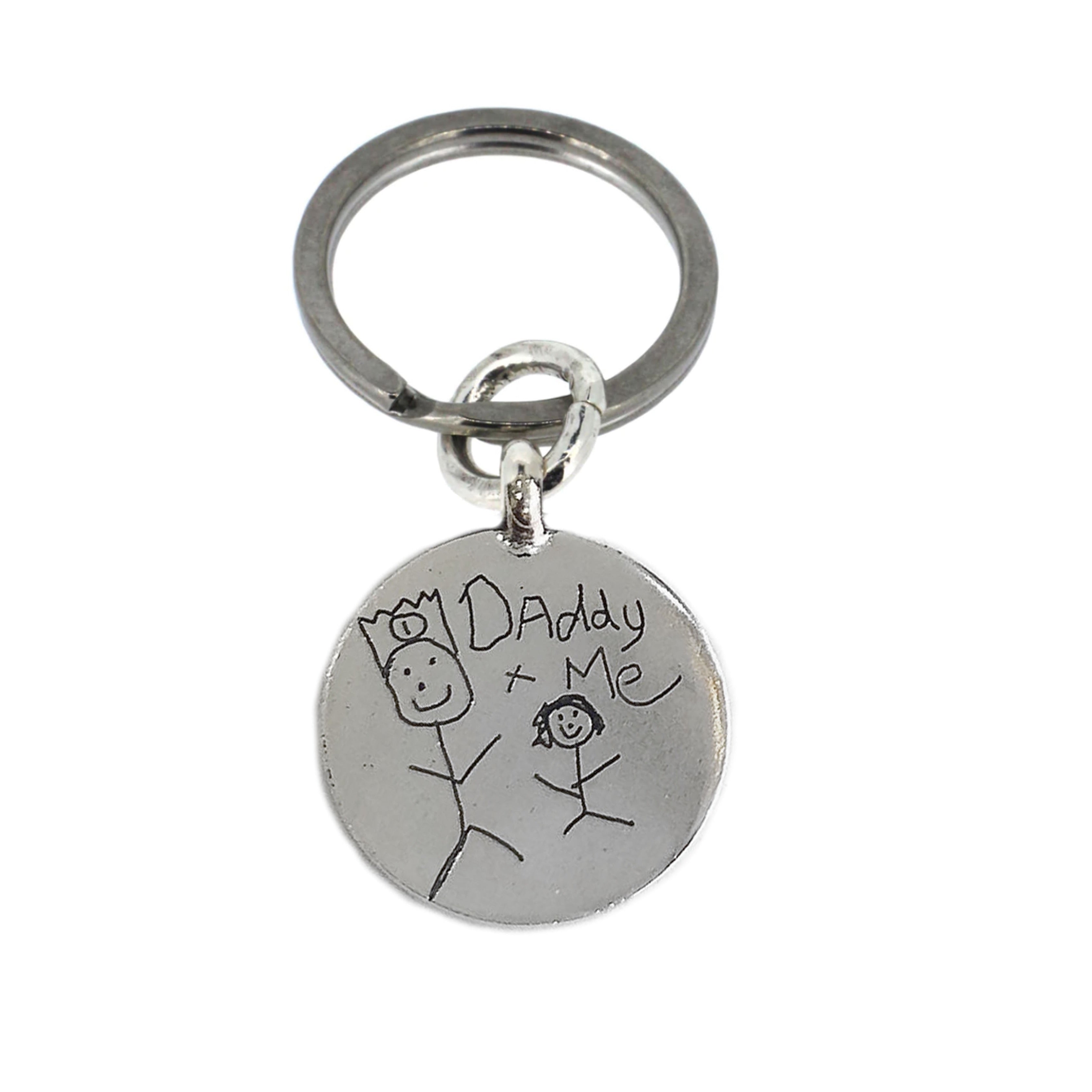 Personalised Silver Keyring