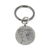 Personalised Silver Keyring