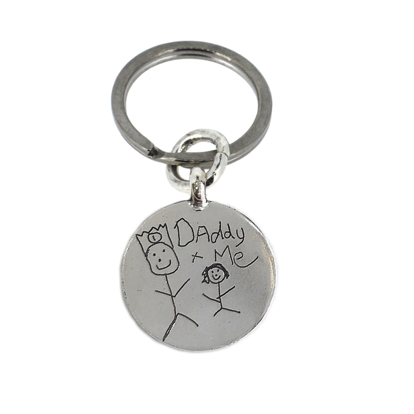 Personalised Silver Keyring