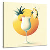 Piña Colada Minimalist Dream Canvas