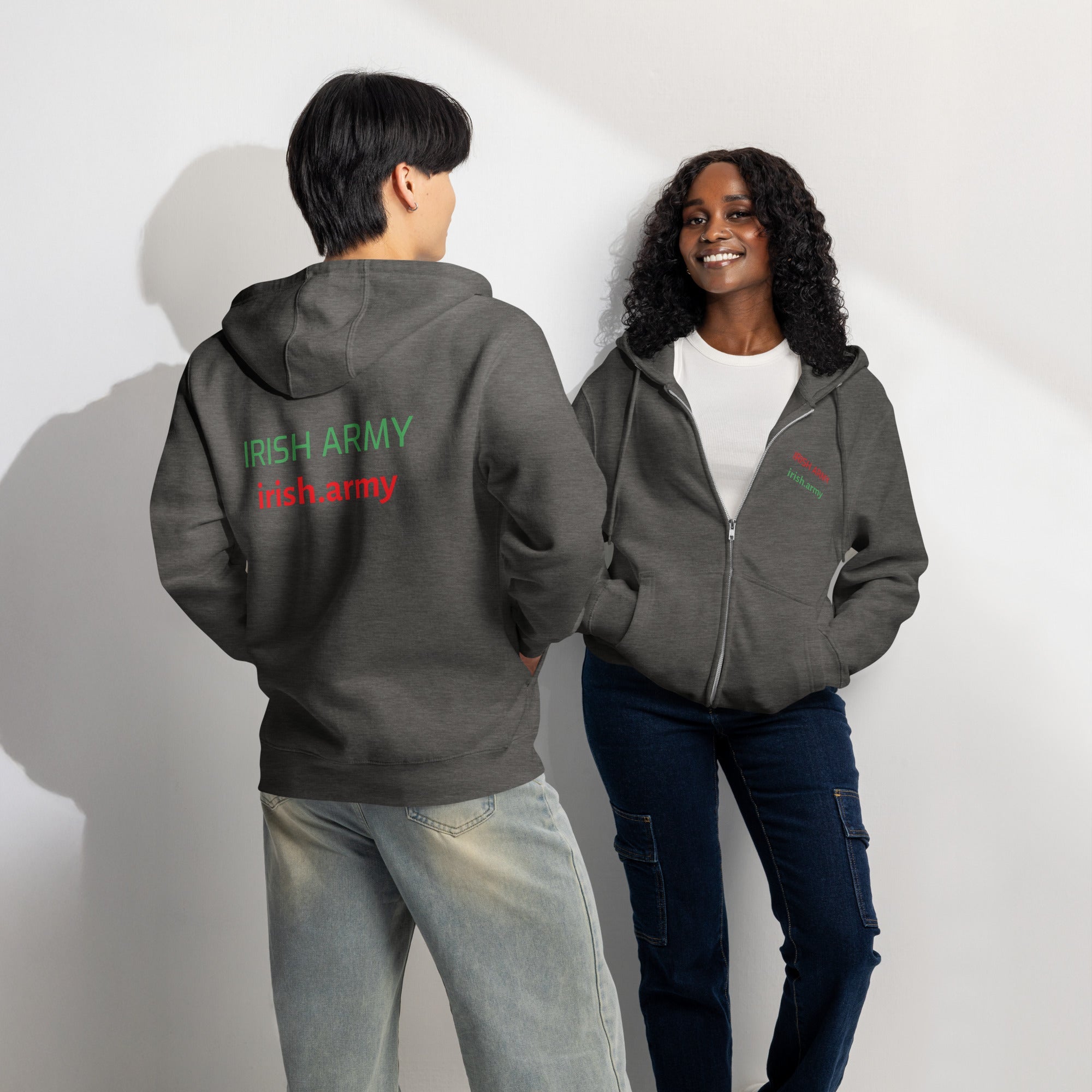 Irish Army - Premium Full Zip Hoodie