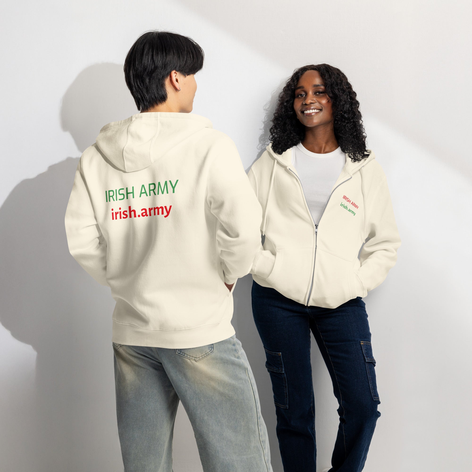 Irish Army - Premium Full Zip Hoodie