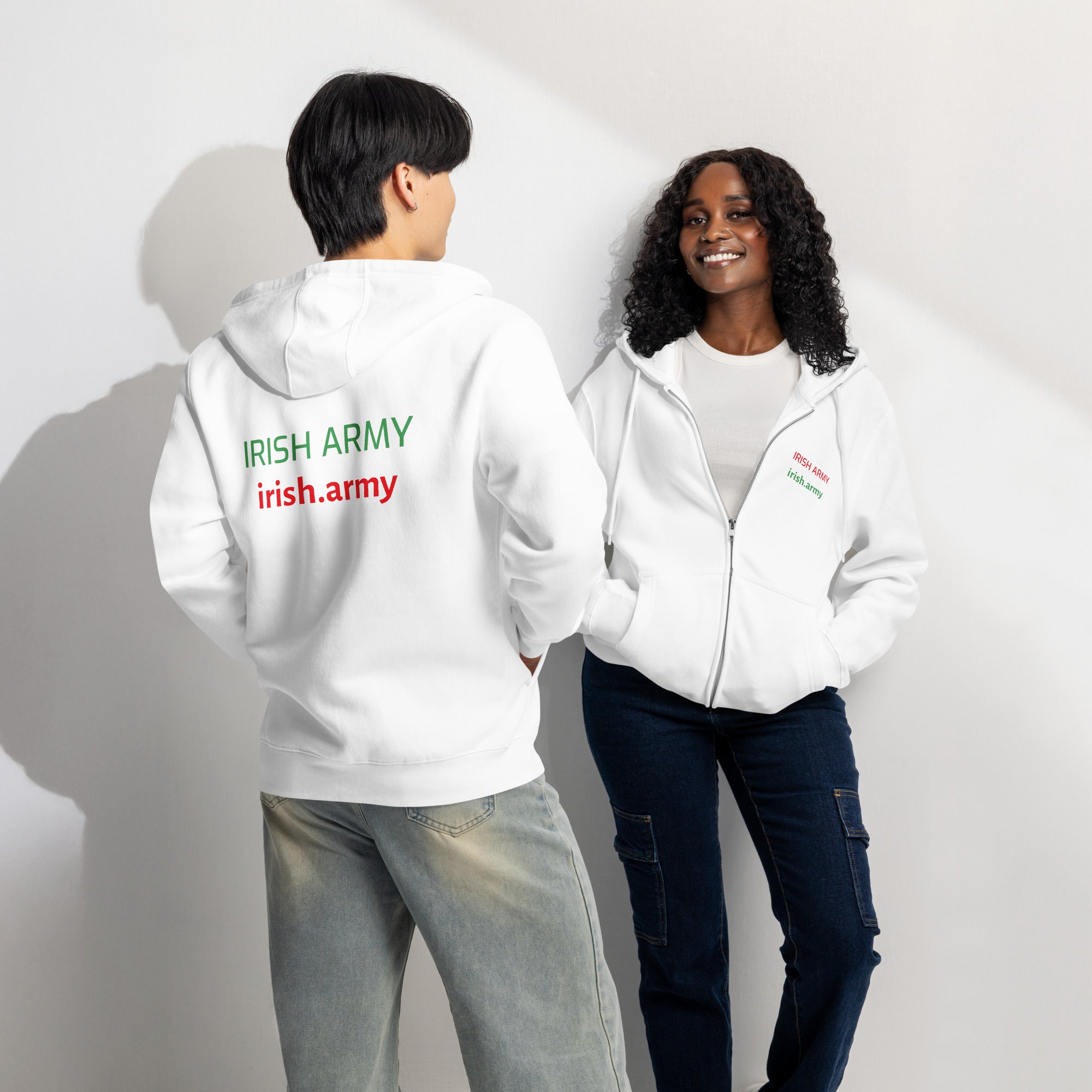 Irish Army - Premium Full Zip Hoodie