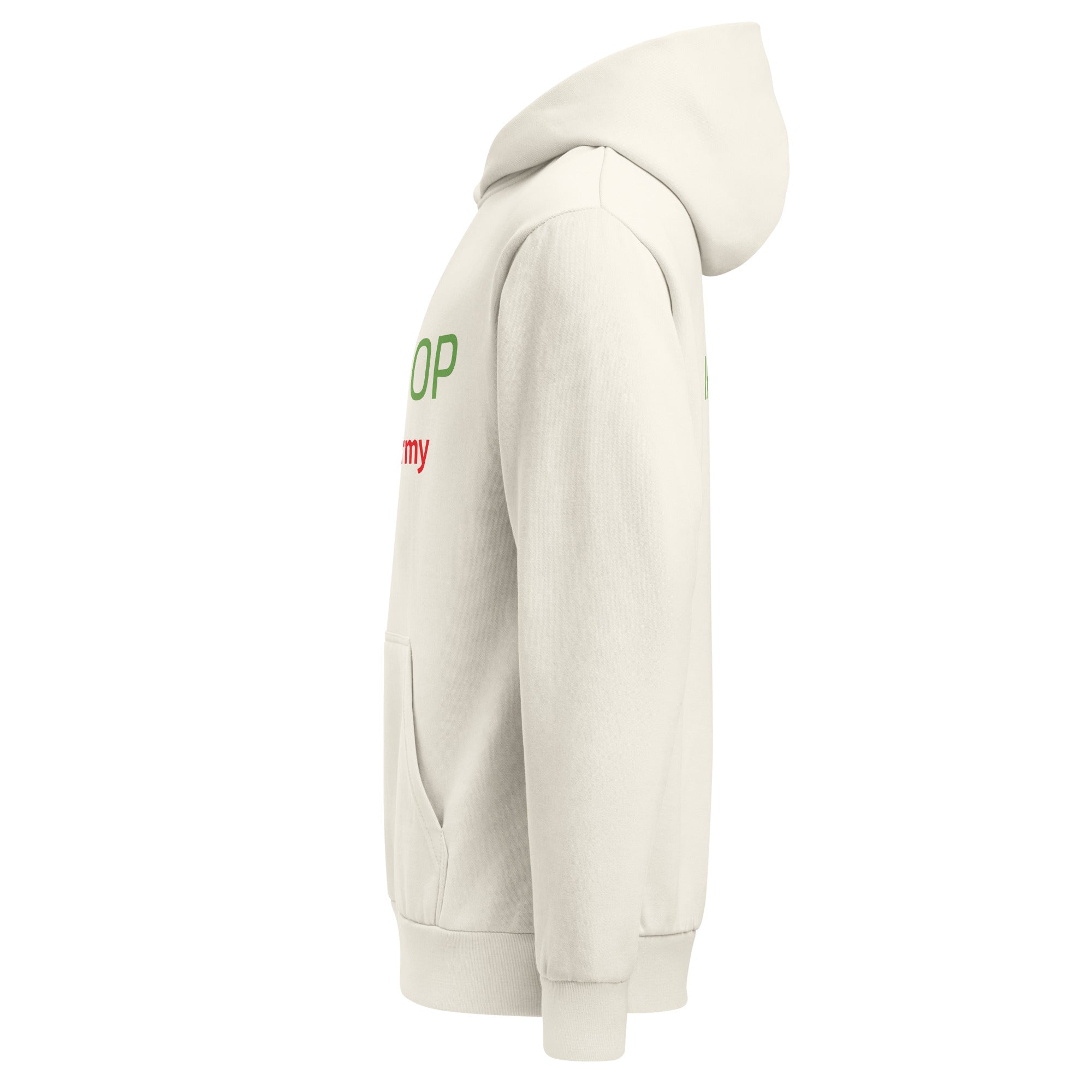 HIP HOP - Urban garment-dyed hoodie
