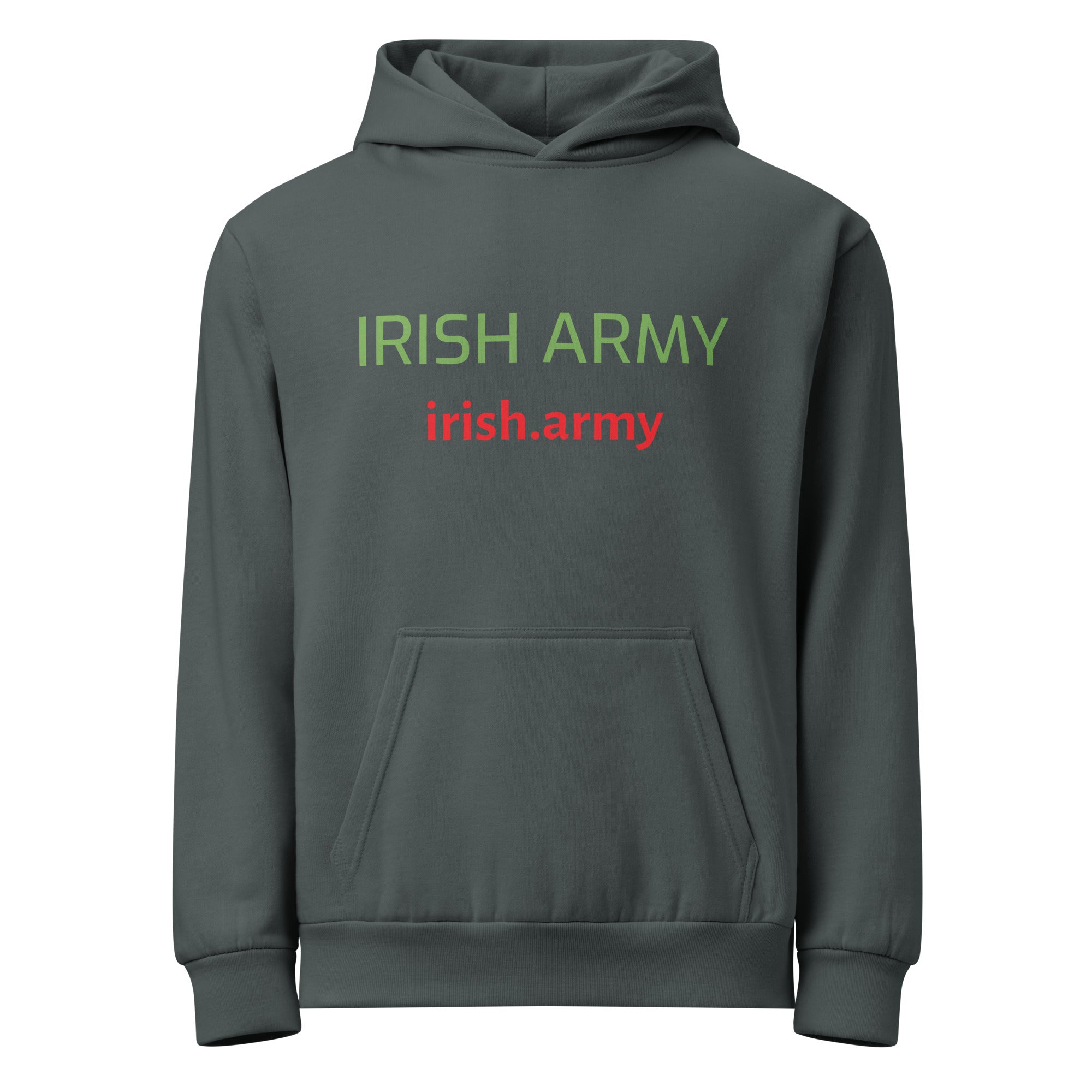 IRISH ARMY - Urban Garment-dyed Hoodie