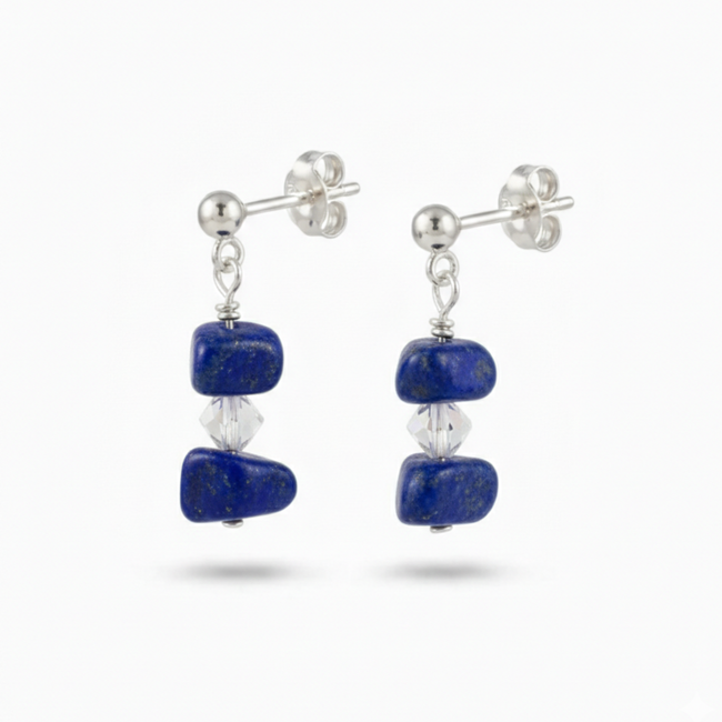 Lapis Lazuli Gemstone Earrings