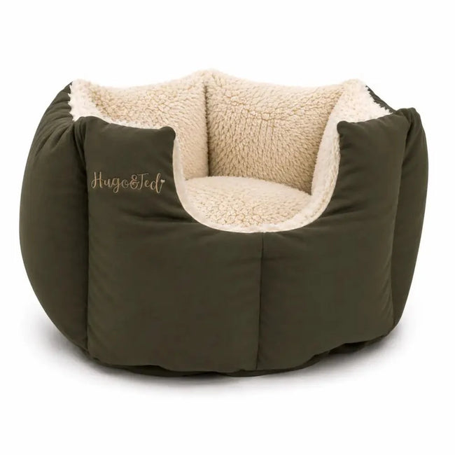 Cama para perros Fortress grande, impermeable y de forro polar - Lista para enviar