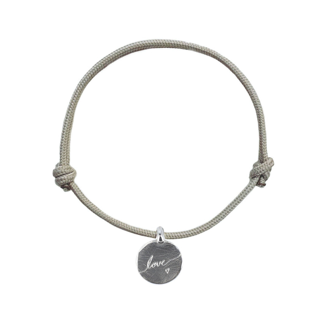 The Love Disc Rope Bracelet