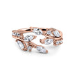 Adjustable Leaf Ring in Rose Gold