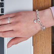Pulsera de plata con dijes de por vida