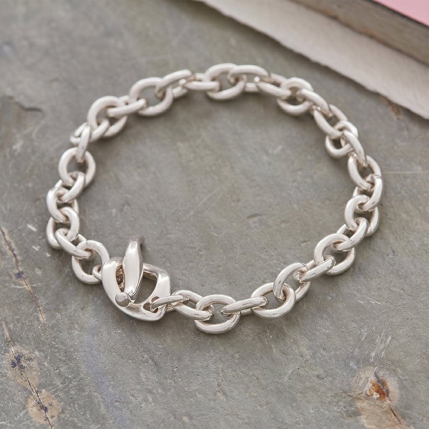 Pulsera de plata con dijes de por vida