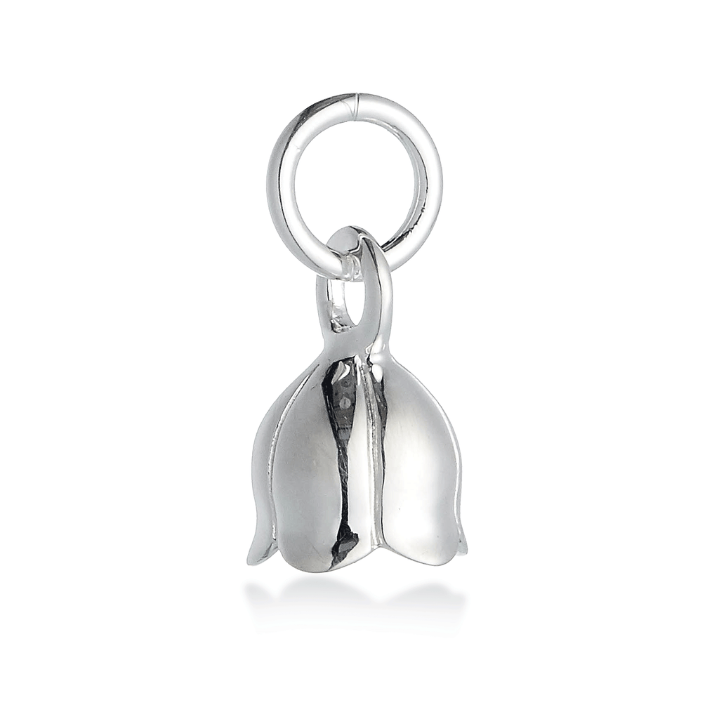 Lily Of The Valley Flower Silver Charm