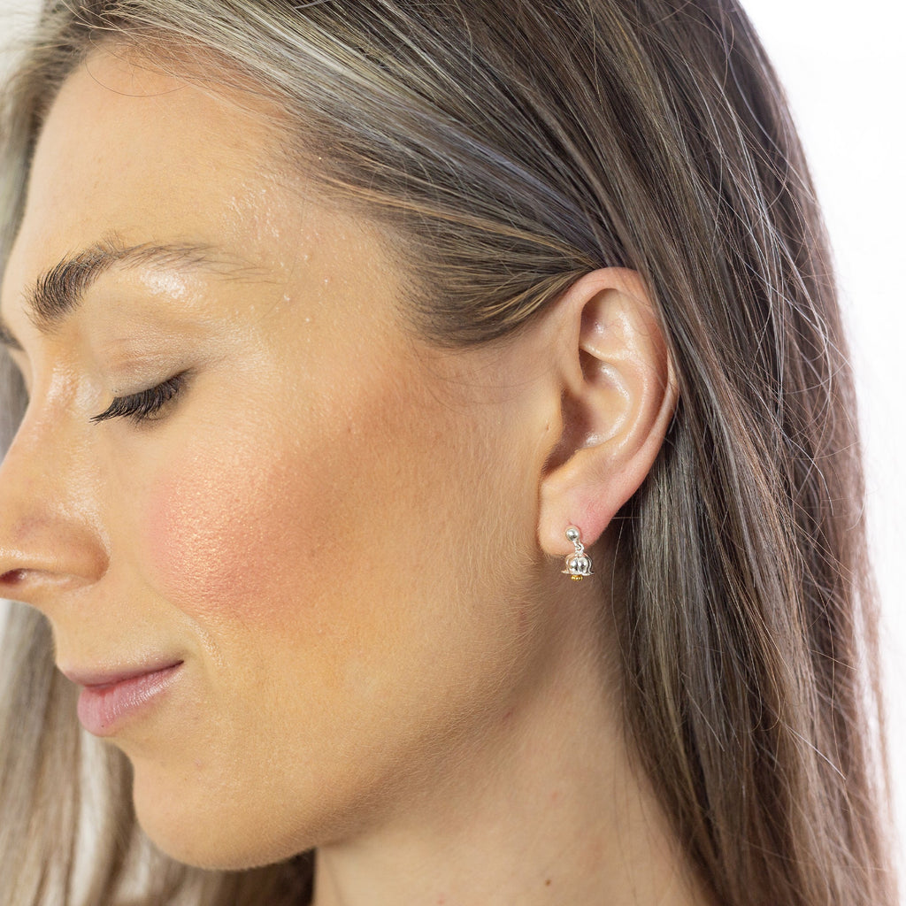 Lily Of The Valley Silver & Gold Vermeil Drop Earrings