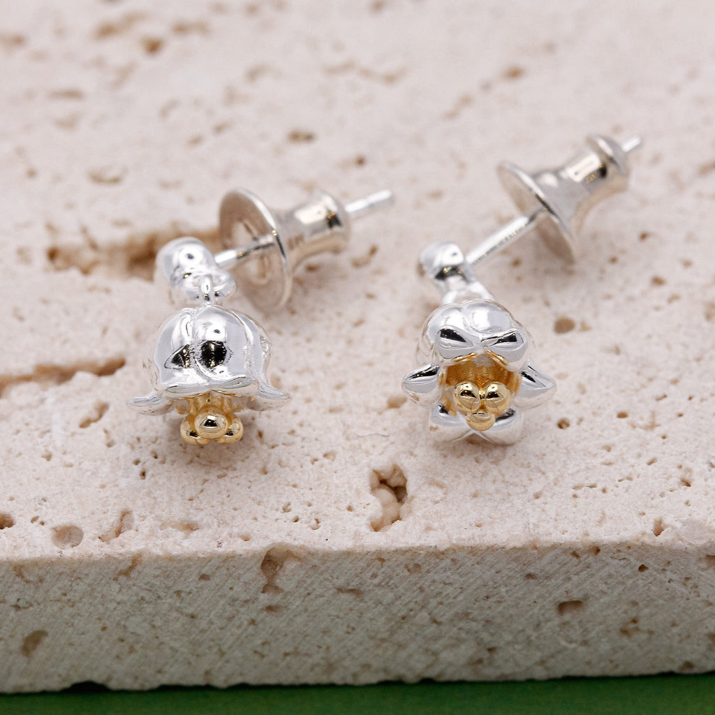 Lily Of The Valley Silver & Gold Vermeil Drop Earrings