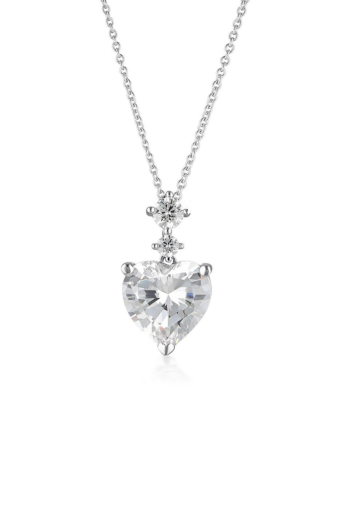 AURORA FIRST BLUSH PENDANT SILVER