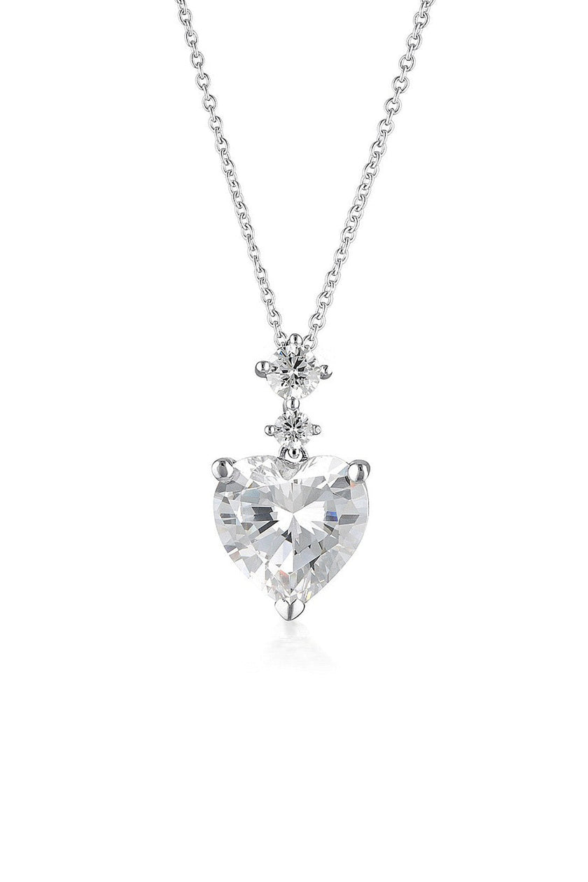 AURORA FIRST BLUSH PENDANT SILVER