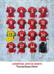 Liverpool FC 20/21 Champions Shirts - A2 Signed Limited Edition Prints