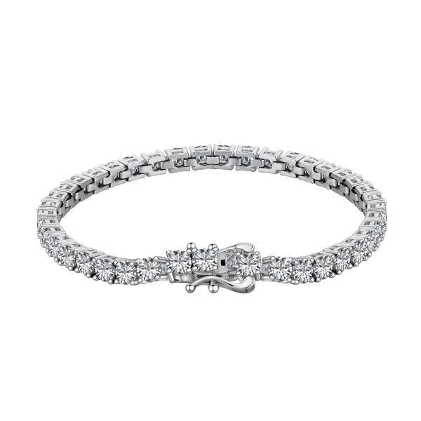 Luxe Sterling Silver 4mm Tennis bracelet