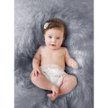 Luxury Faux Fur Baby Blanket  - grey-Clearance