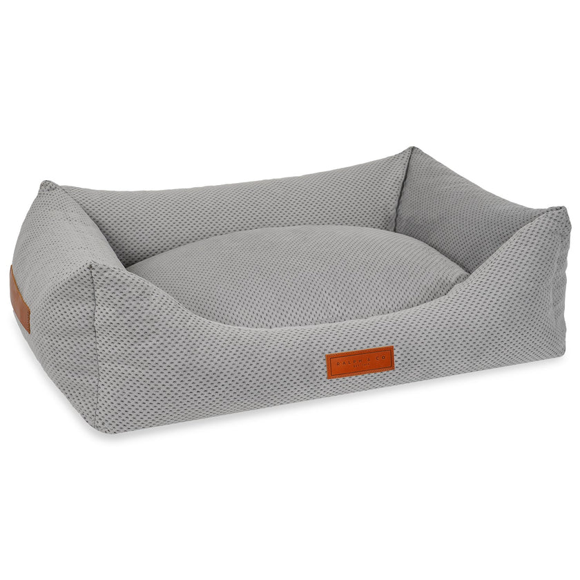 THE HIGHCLERE | LUXUS-HUNDEBETT MIT VISCOSCHAUM UND NACKENROLLE