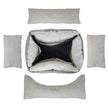 THE HIGHCLERE | LUXUS-HUNDEBETT MIT VISCOSCHAUM UND NACKENROLLE
