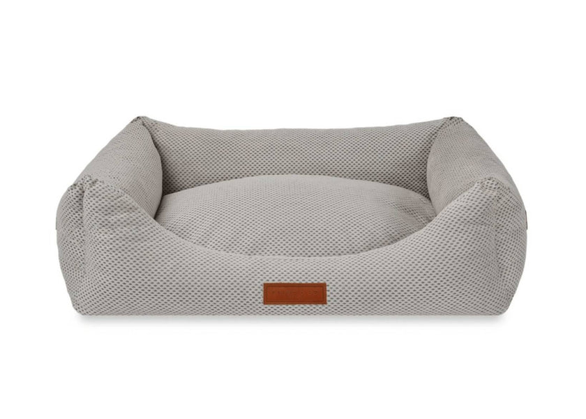 THE HIGHCLERE | LUXUS-HUNDEBETT MIT VISCOSCHAUM UND NACKENROLLE