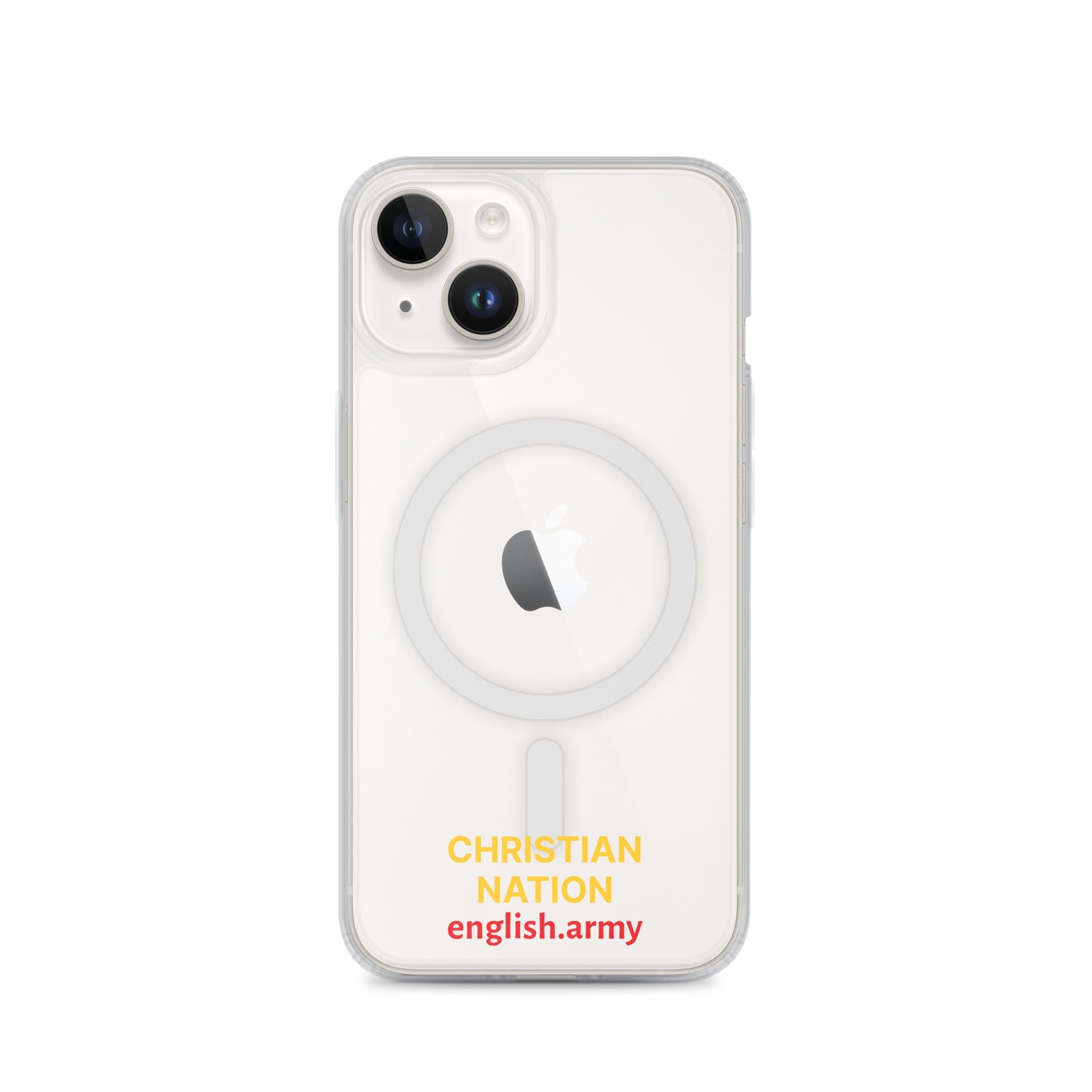 Christian Nation - MagSafe® Clear Case for iPhone®