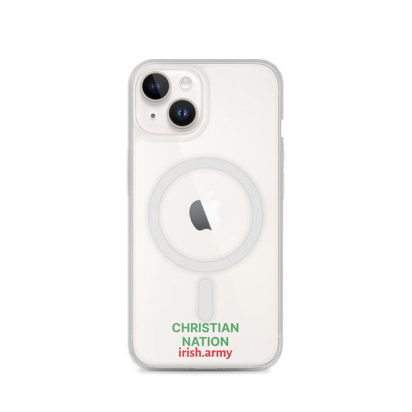 Christian Nation - MagSafe® Clear Case for iPhone®