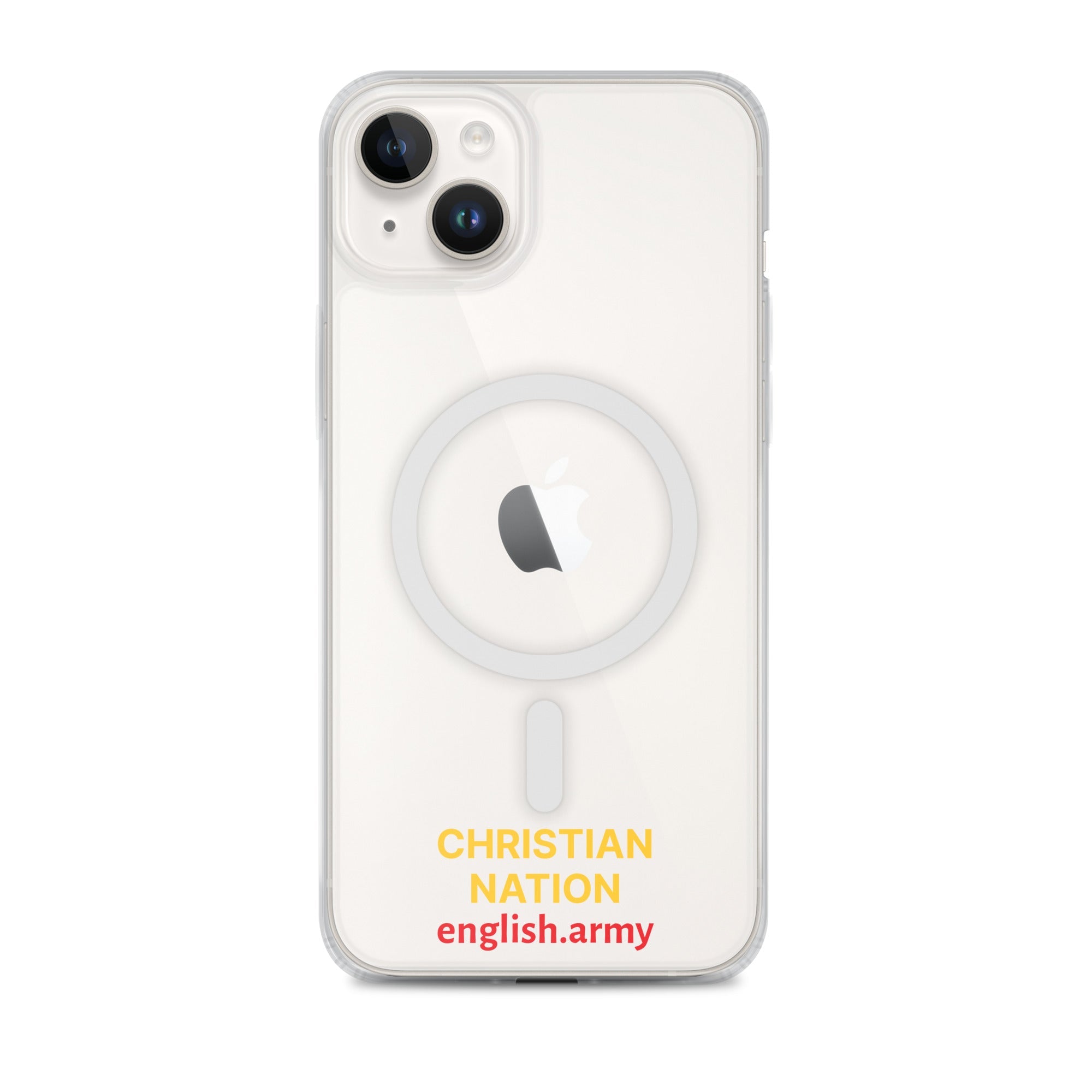 Christian Nation - MagSafe® Clear Case for iPhone®