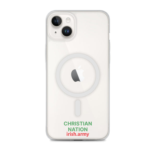 Christian Nation - MagSafe® Clear Case for iPhone®