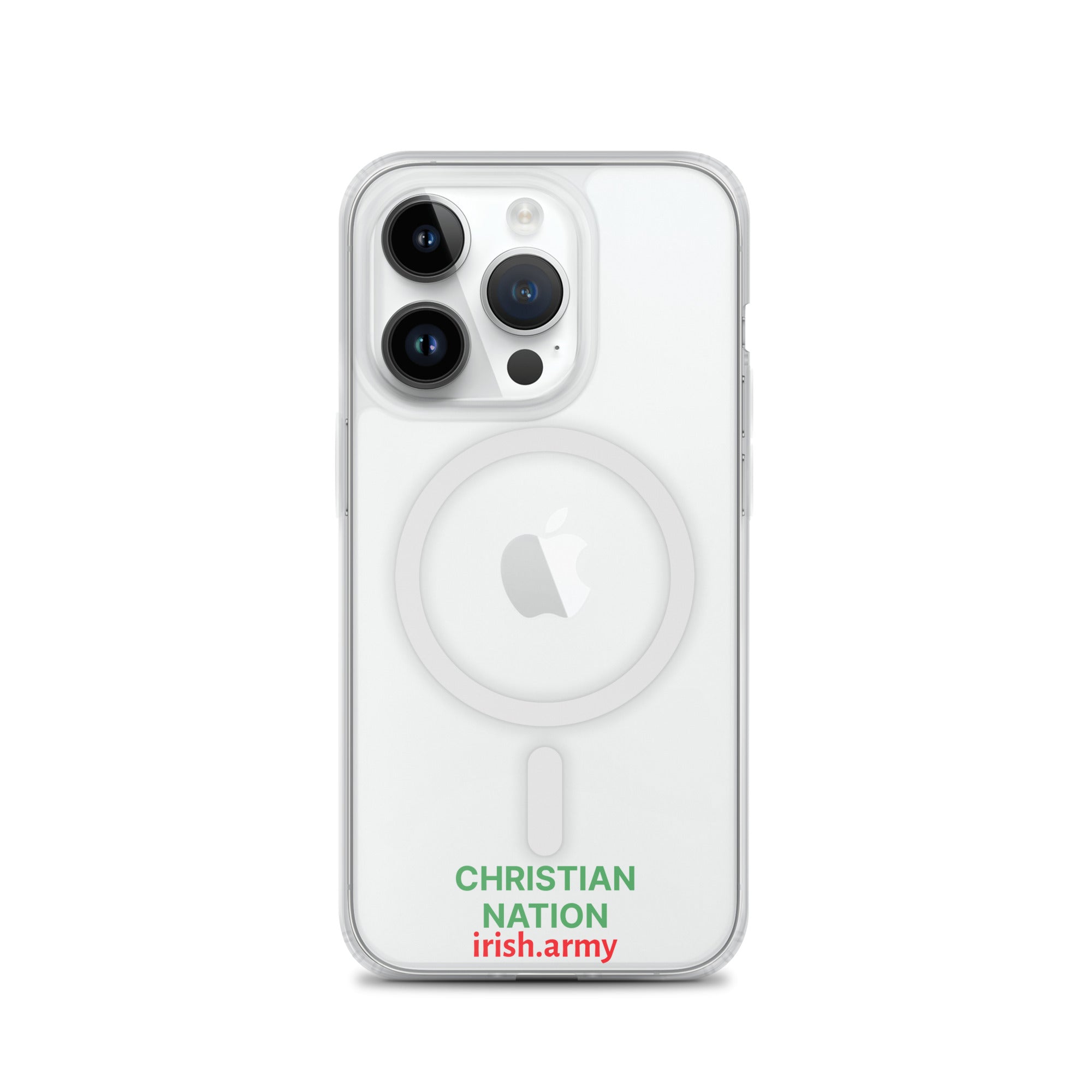 Christian Nation - MagSafe® Clear Case for iPhone®