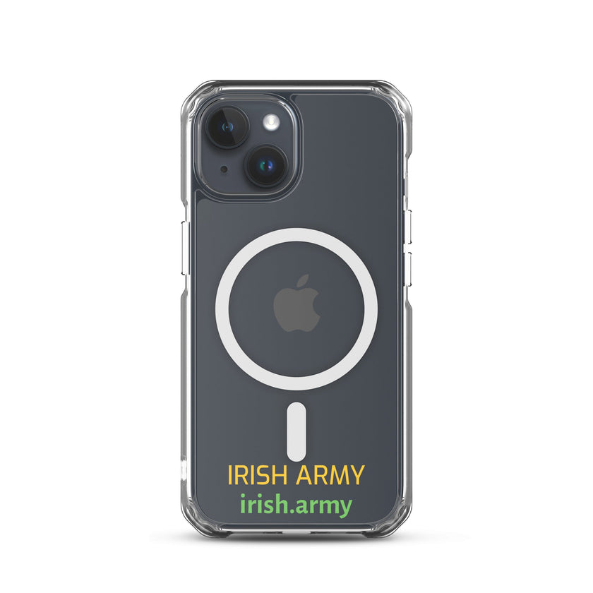 Ejército irlandés - Funda transparente MagSafe® para iPhone®