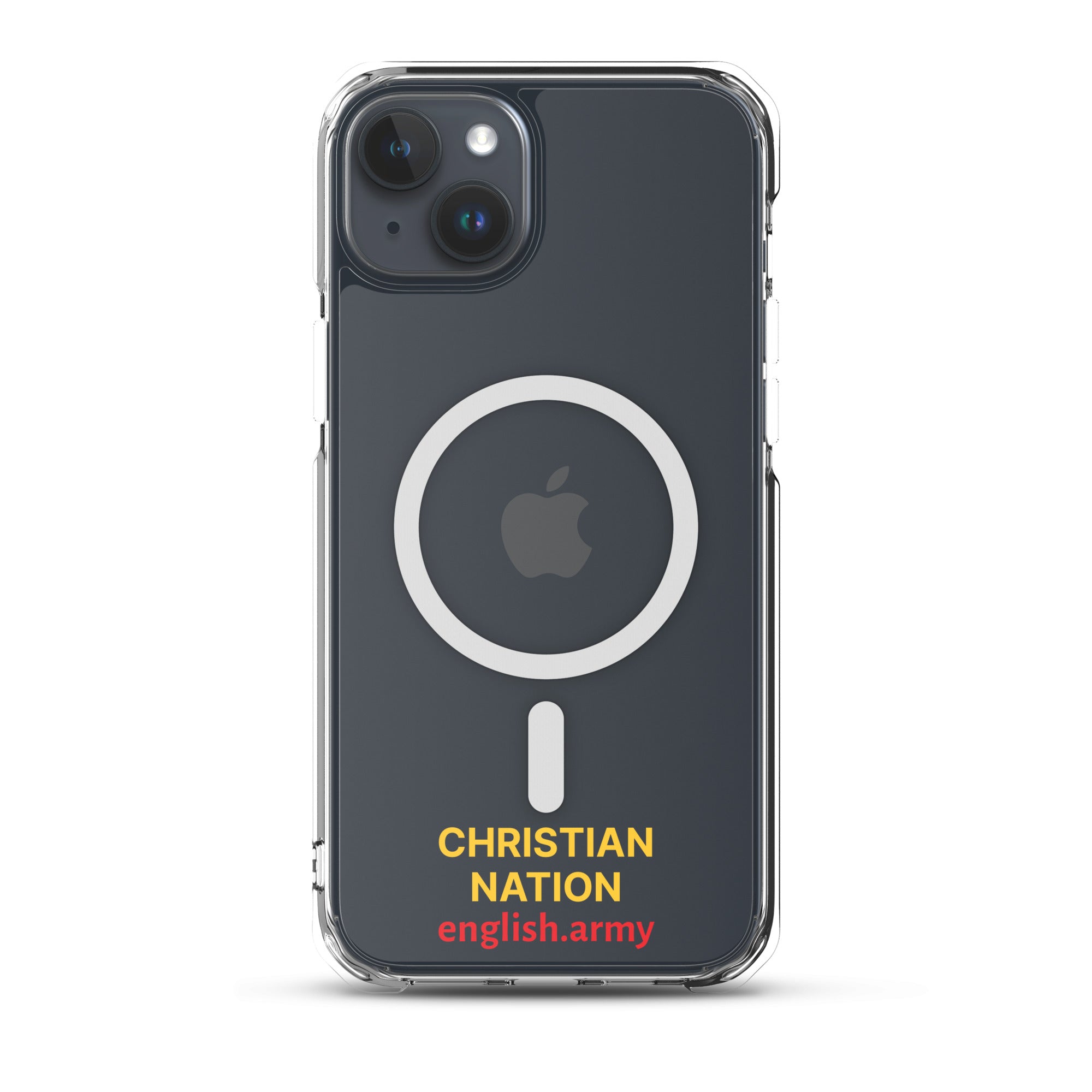 Christian Nation - MagSafe® Clear Case for iPhone®
