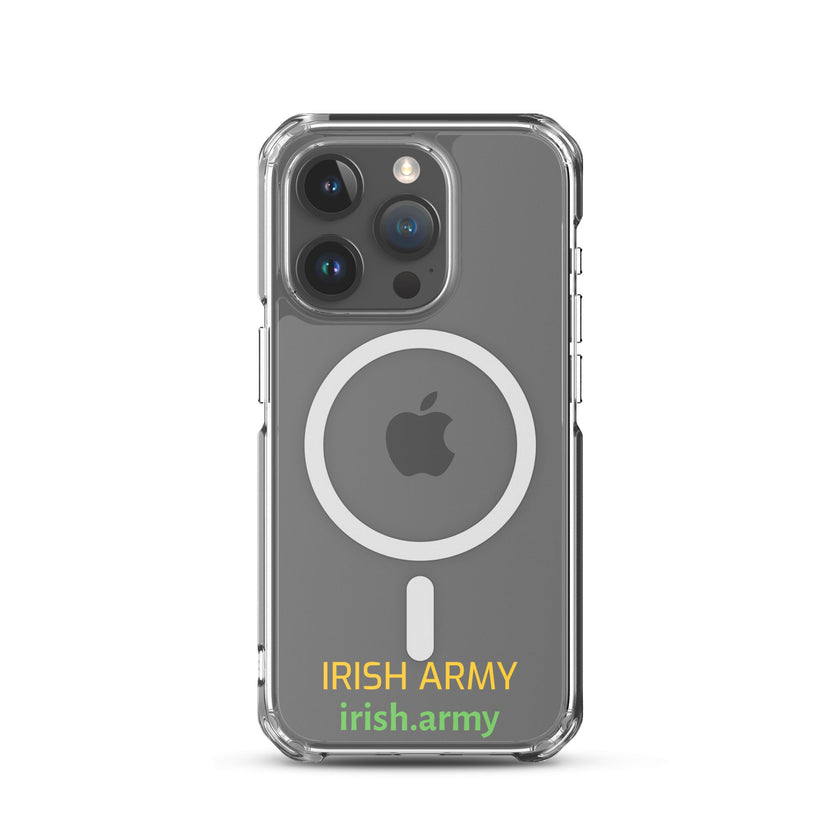 Ejército irlandés - Funda transparente MagSafe® para iPhone®