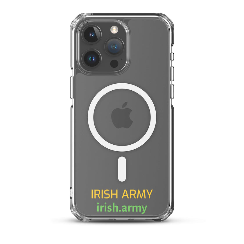 Ejército irlandés - Funda transparente MagSafe® para iPhone®