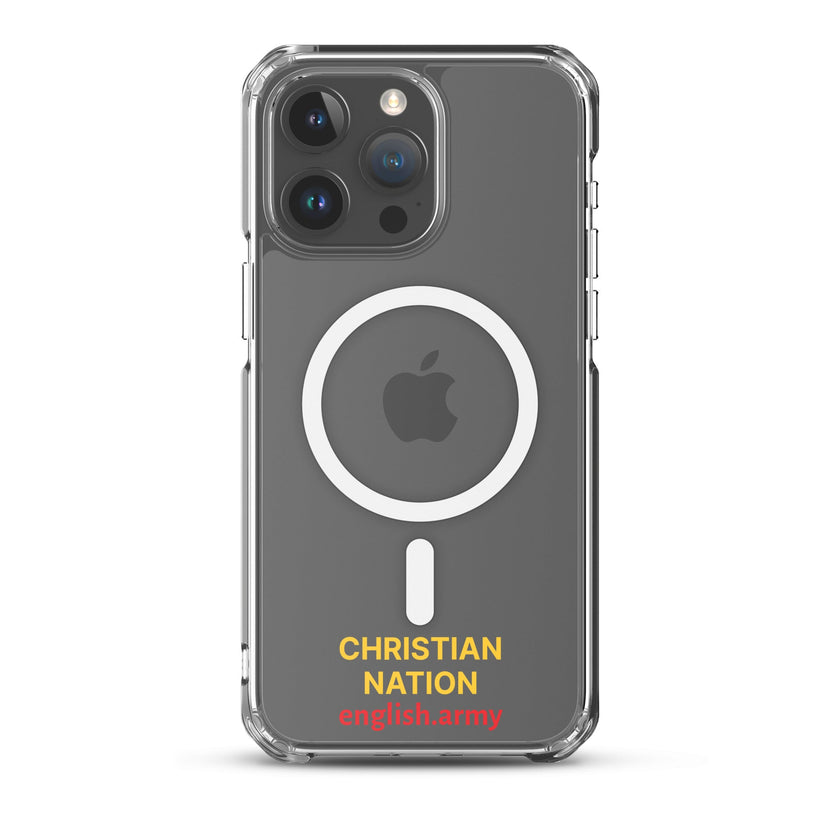 Christian Nation - MagSafe® Clear Case for iPhone®