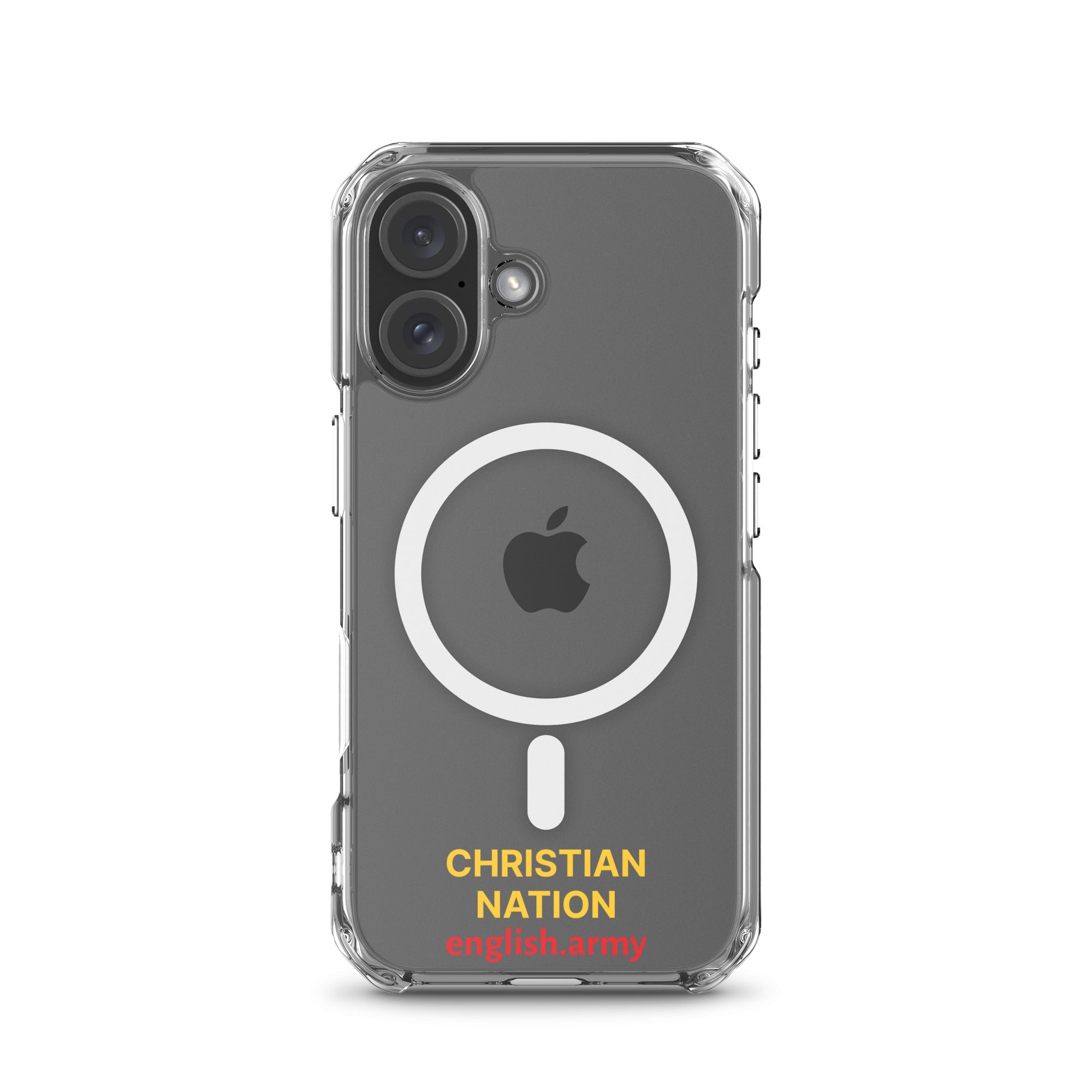 Christian Nation - MagSafe® Clear Case for iPhone®