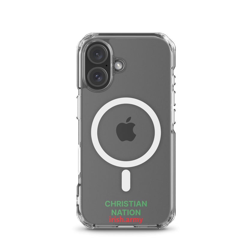 Christian Nation - MagSafe® Clear Case for iPhone®