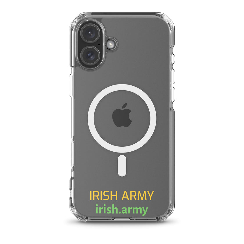 Ejército irlandés - Funda transparente MagSafe® para iPhone®