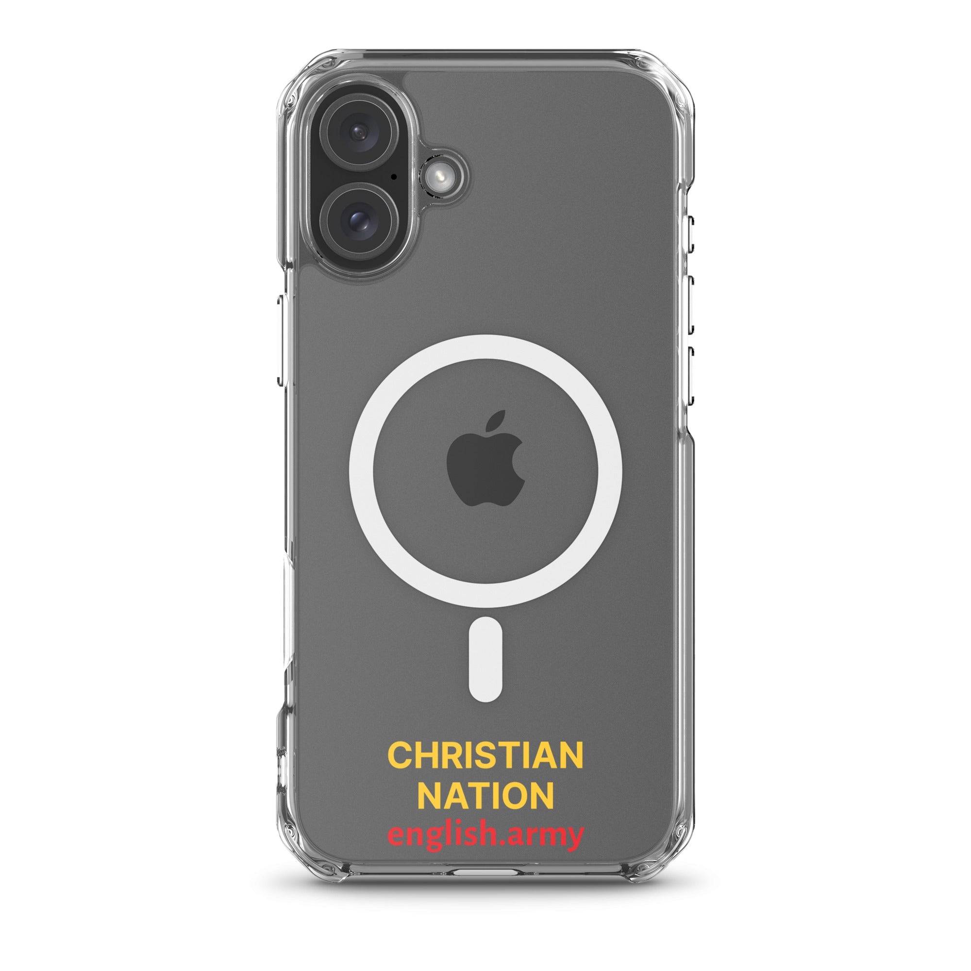Christian Nation - MagSafe® Clear Case for iPhone®