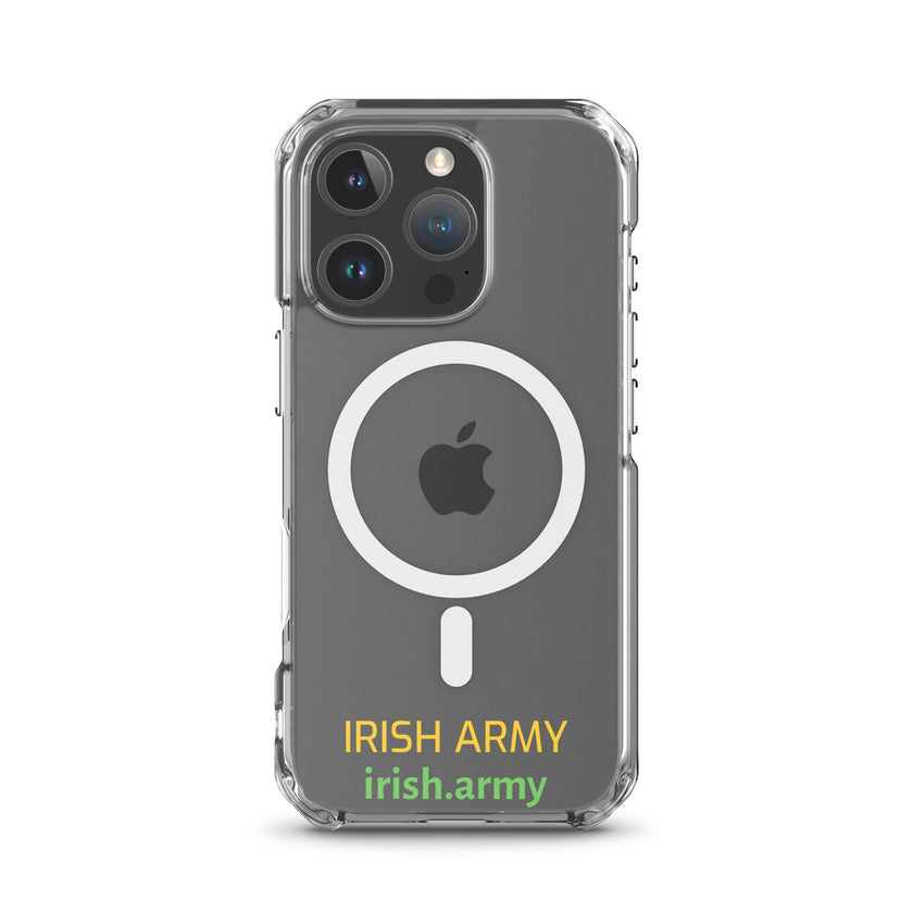 Ejército irlandés - Funda transparente MagSafe® para iPhone®