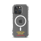 Christian Nation - MagSafe® Clear Case for iPhone®