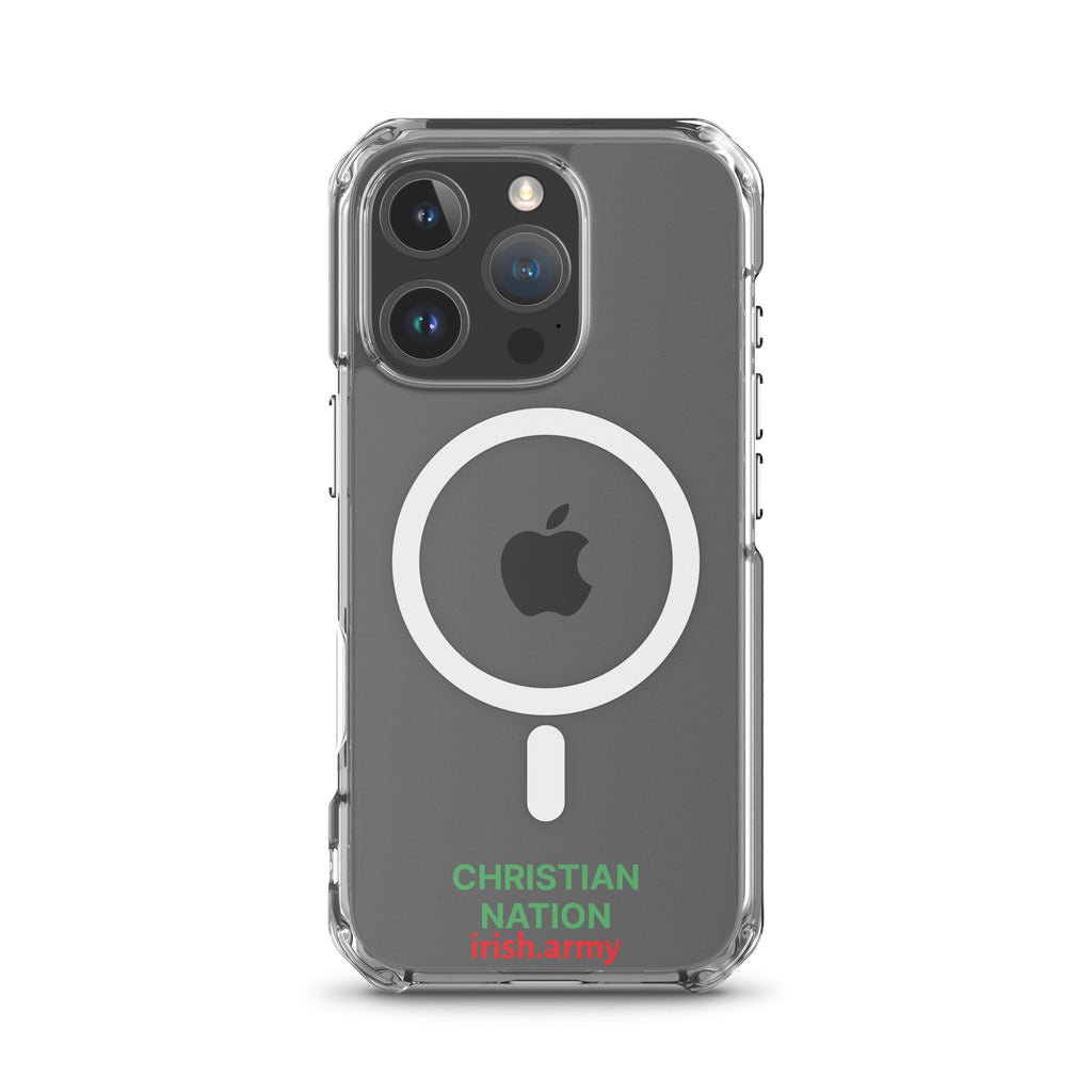 Christian Nation - MagSafe® Clear Case for iPhone®
