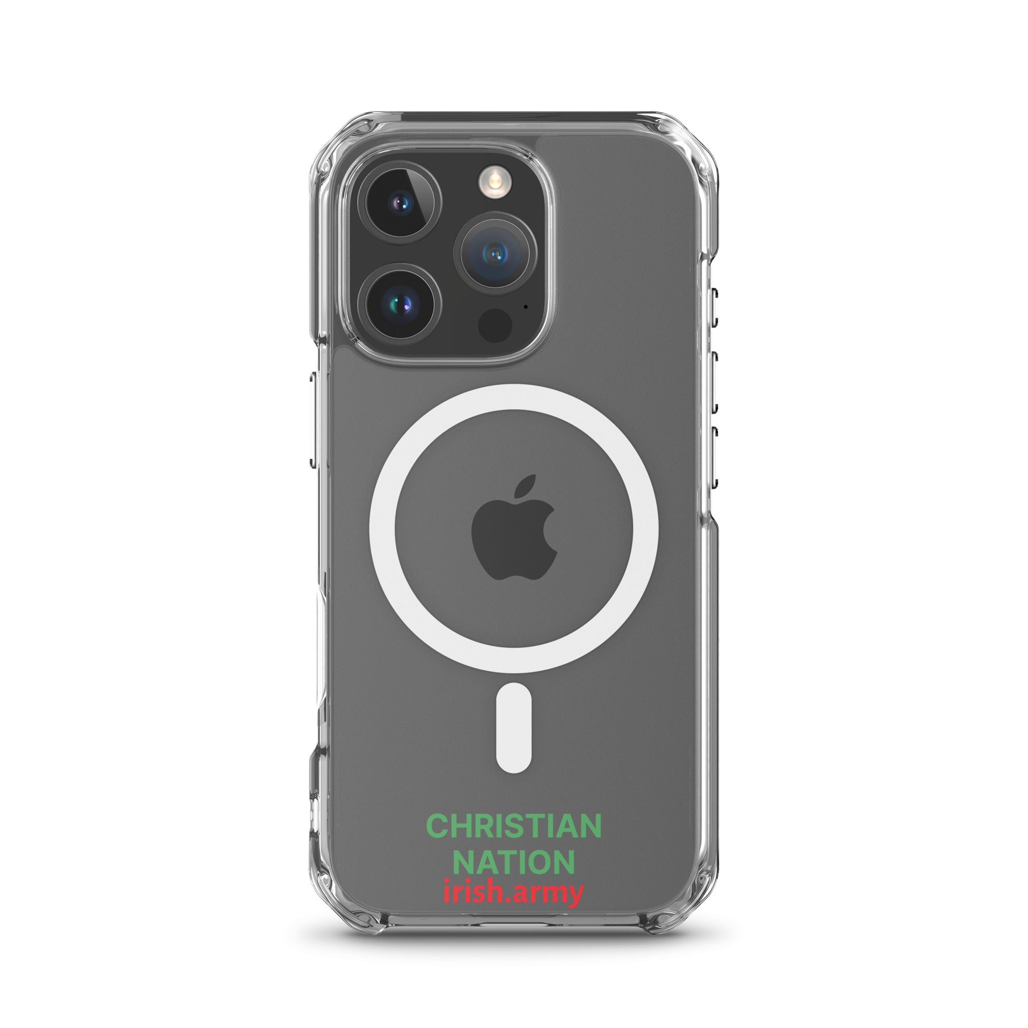 Christian Nation - MagSafe® Clear Case for iPhone®